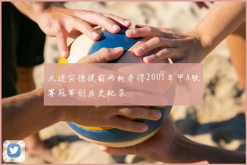 大连实德提前两轮夺得2001年甲A联赛冠军创历史纪录