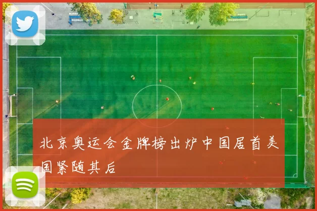 北京奥运会金牌榜出炉中国居首美国紧随其后